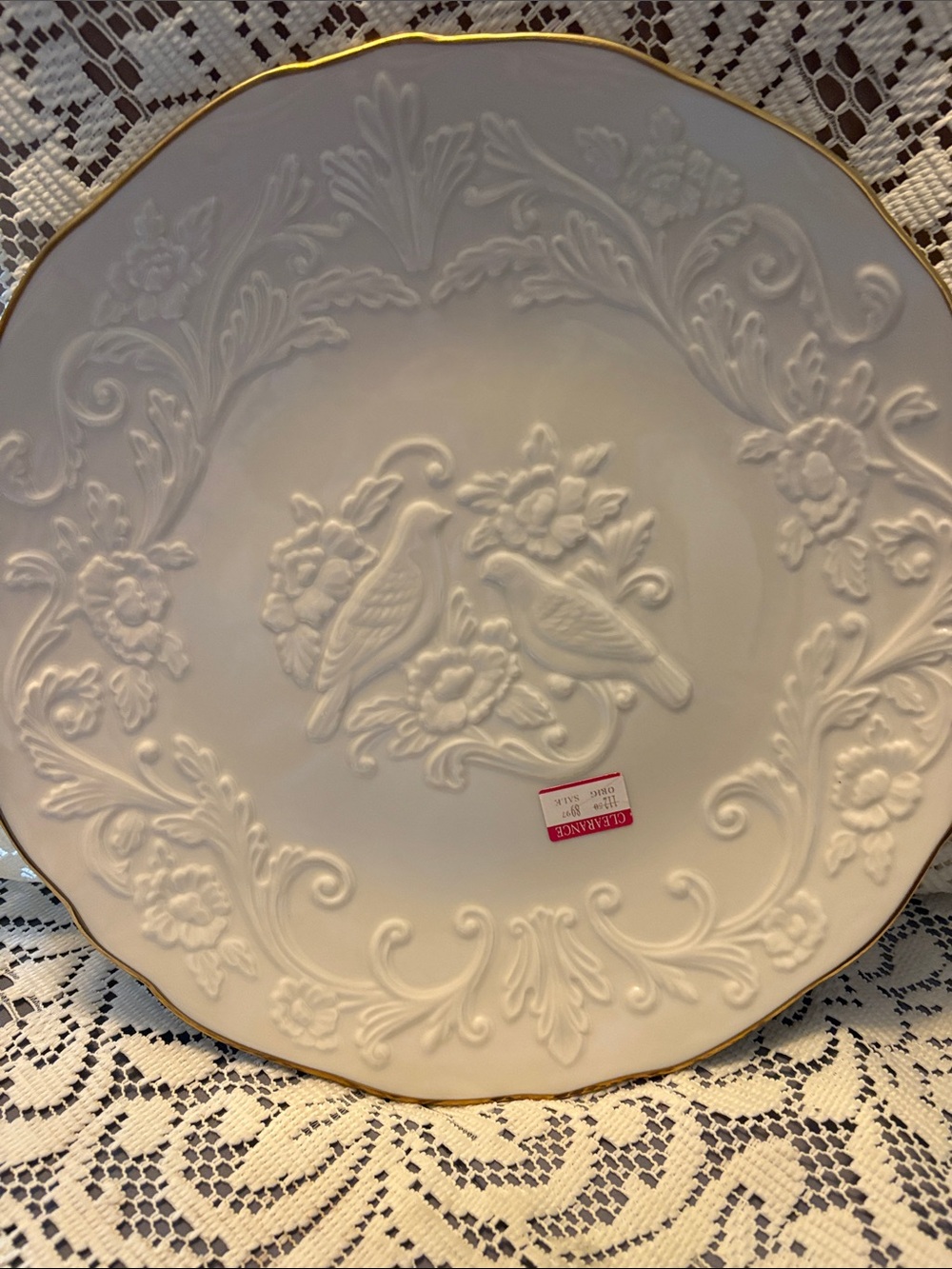 Lenox Wedding Promises Anniversary Plate